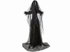 Haunt & Co 5 Ft. 6 Standing Animated Bride with Black Dress - One Size
