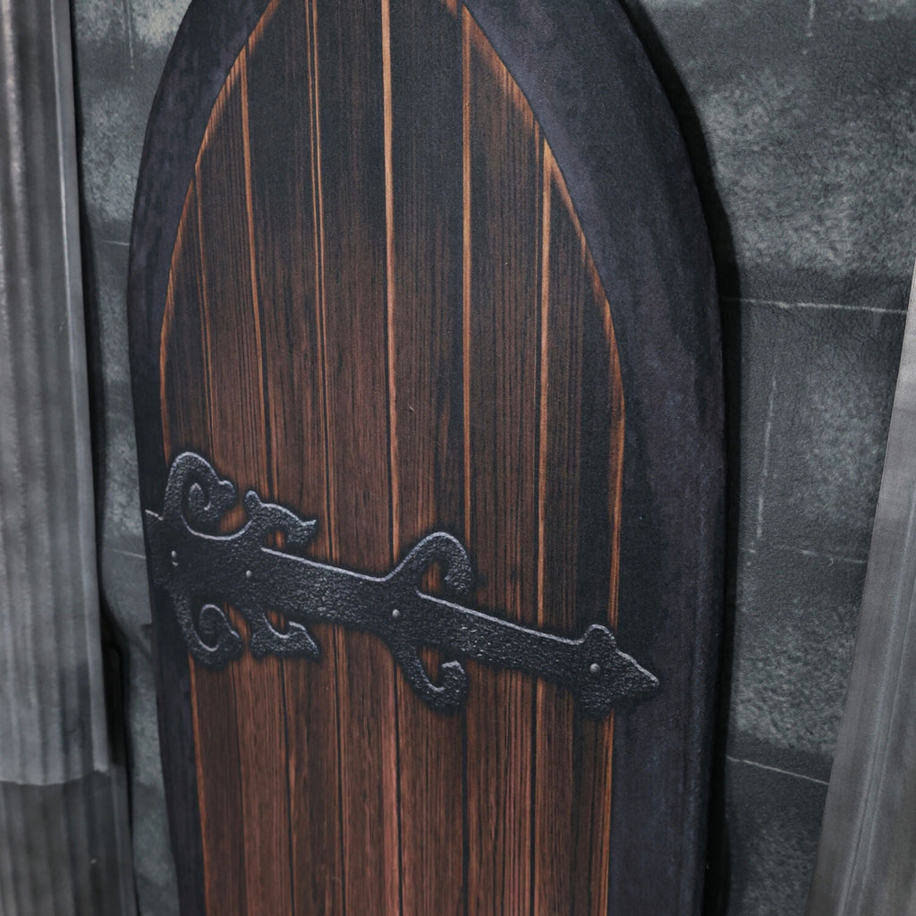 Haunt & Co 6.7 ft. Motion-Triggered Mausoleum Halloween Animatronic by Tekky