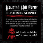 Haunt & Co Lunging Pumpkin Carver Zombie Girl with Jack O'Lantern by Tekky, 3.2 ft Premium Talking Halloween Animatronic