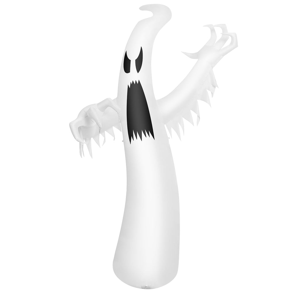 Haunt & Co Costway 12ft Halloween Inflatable Ghost Quick Blow up w/LED Lights Outdoor Yard Scary Decoration