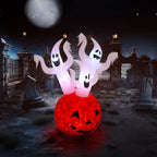 Haunt & Co Halloween Ghost and Pumpkin Outdoor Halloween Inflatables