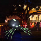 Haunt & Co Patiojoy 6FT Inflatable Blow-Up Spider With LED Lights Outdoor Yard
