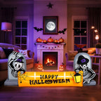 Haunt & Co 10' Halloween Inflatables Outdoor Halloween Tomb Decoration Banner Blow up Decor