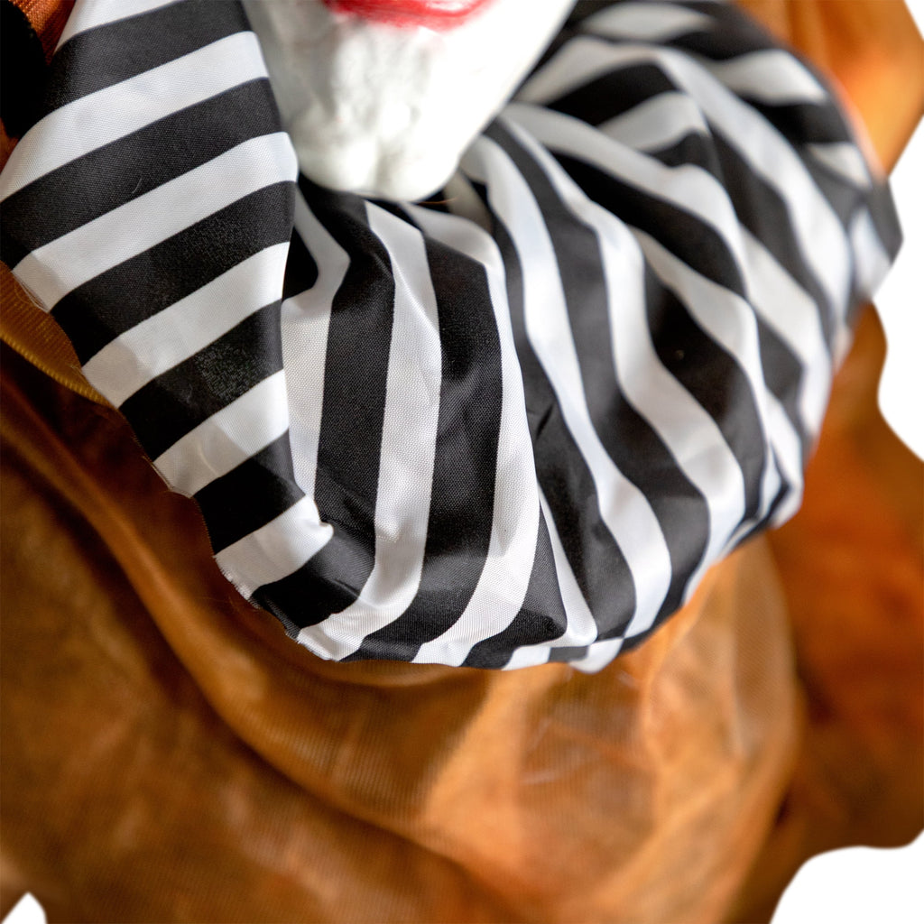 Haunt & Co 42" Animated Halloween Clown with LED Eyes Decoration