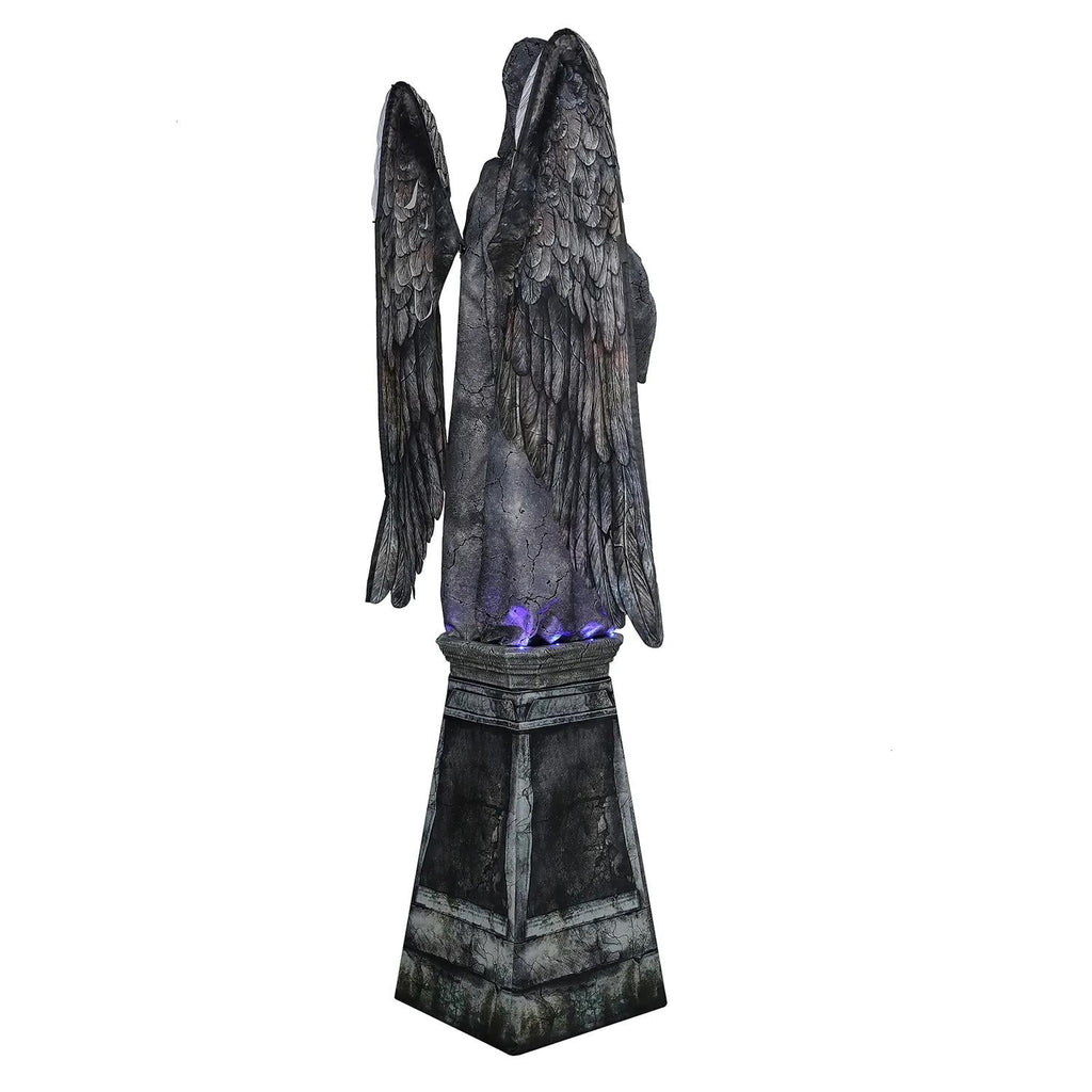 Haunt & Co 96" Cemetery Angel Animated Prop - Creepy