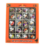 Haunt & Co Shiny Brite 1.25" Rounds & Reflectors Ornament Halloween Decorated 4028049
