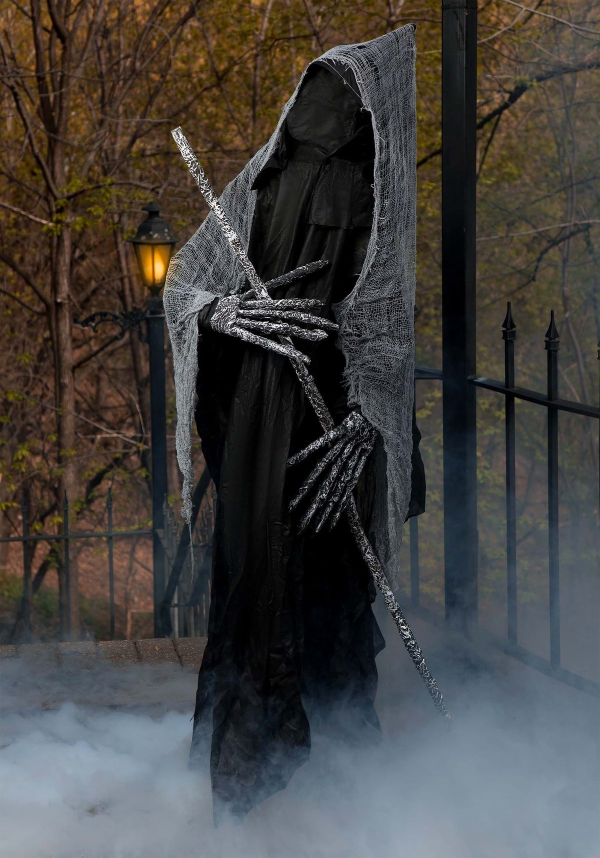 Haunt & Co 6 Ft Grim Reaper with Staff Adult Decoration