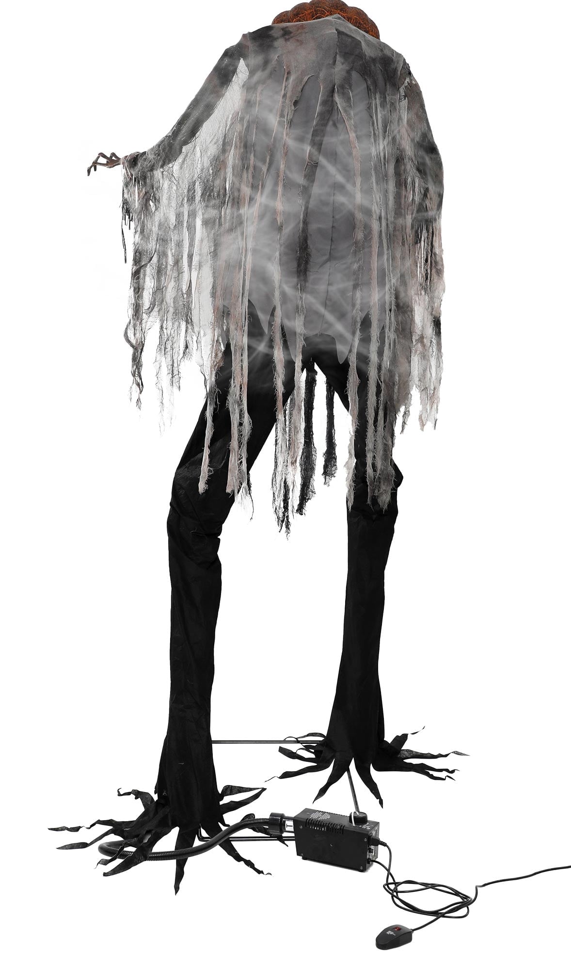 Haunt & Co 7 ft. Animated Scorched Scarecrow with Fog Machine