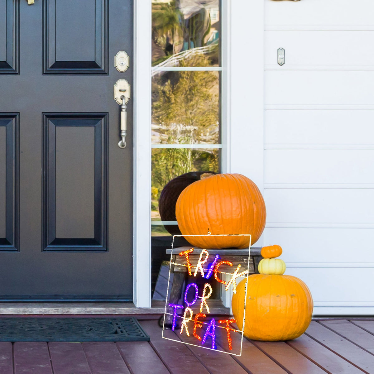 Haunt & Co CC Christmas Decor LED Lighted Trick or Treat Outdoor - 19.5"
