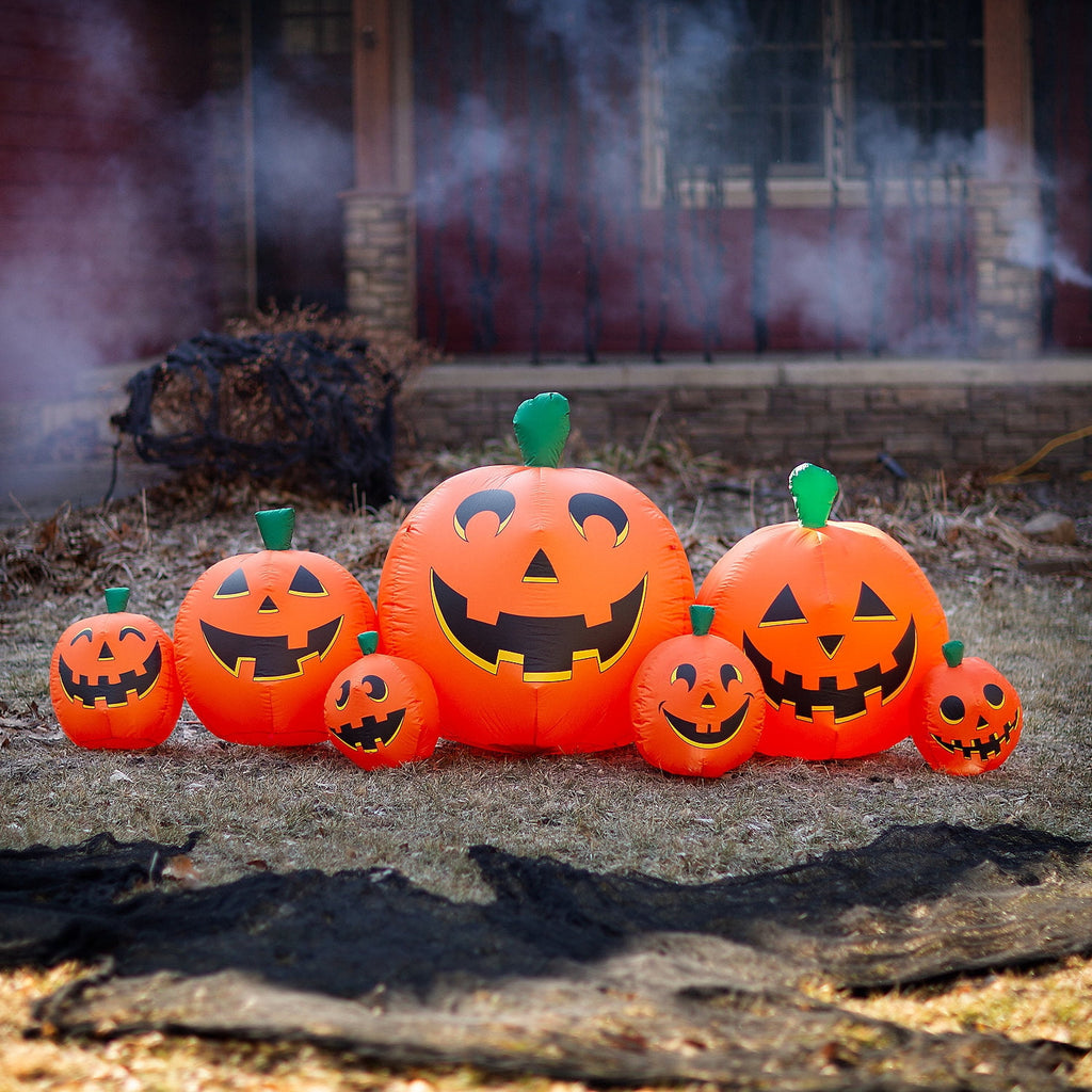 Haunt & Co 8 ft Inflatable Pumpkin Patch Decoration