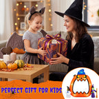 Haunt & Co 8.2ft Halloween Inflatable Pumpkins Photo Door with Ghost Witch Yard Party Outdoor Decorations with LED Lights
