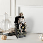 Haunt & Co SUYOLL Halloween Decorations Desktop Ornament For Party Decoration With Pumpkin Witch Skeleton Design Figurine Figurine