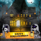 Haunt & Co 10' Halloween Inflatables Outdoor Halloween Tomb Decoration Banner Blow up Decor