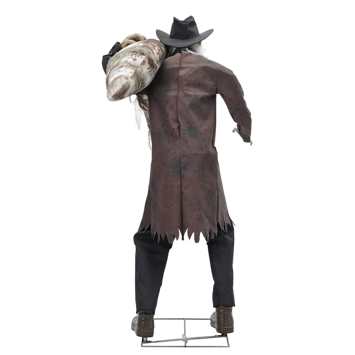 Haunt & Co 6ft Grave Robber Animated Halloween Prop Animatronic Haunted Cemetery Graveyard