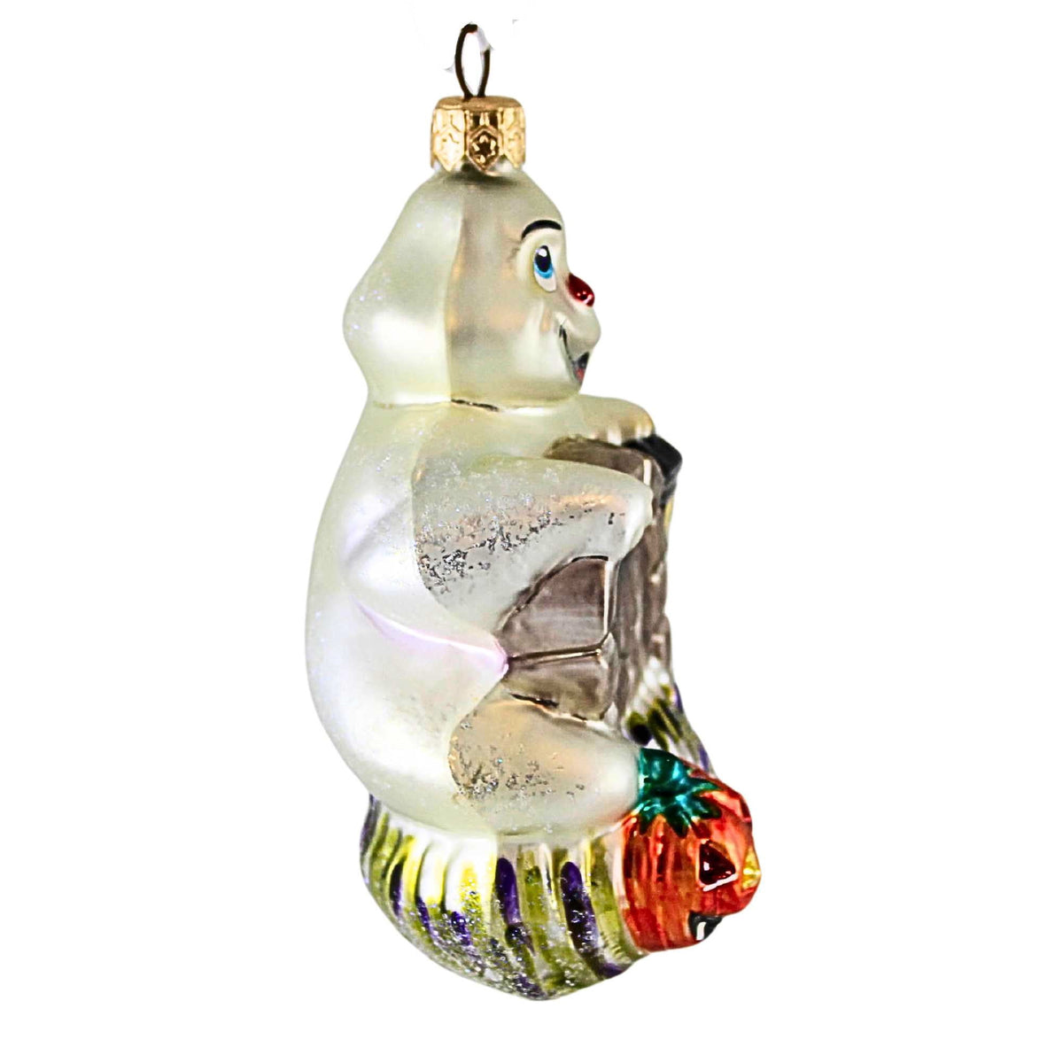 Haunt & Co Christopher Radko Company 4.25In Fright D'light, Glass, Ornament Halloween Ghost Grave 991660