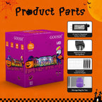 Haunt & Co Halloween Inflatables 11.5 FT Long Vampire With Pumpkin, Outdoor Halloween Inflatables Halloween Blow Ups with LED Lights, Funny Inflatables for Halloween Holiday Party
