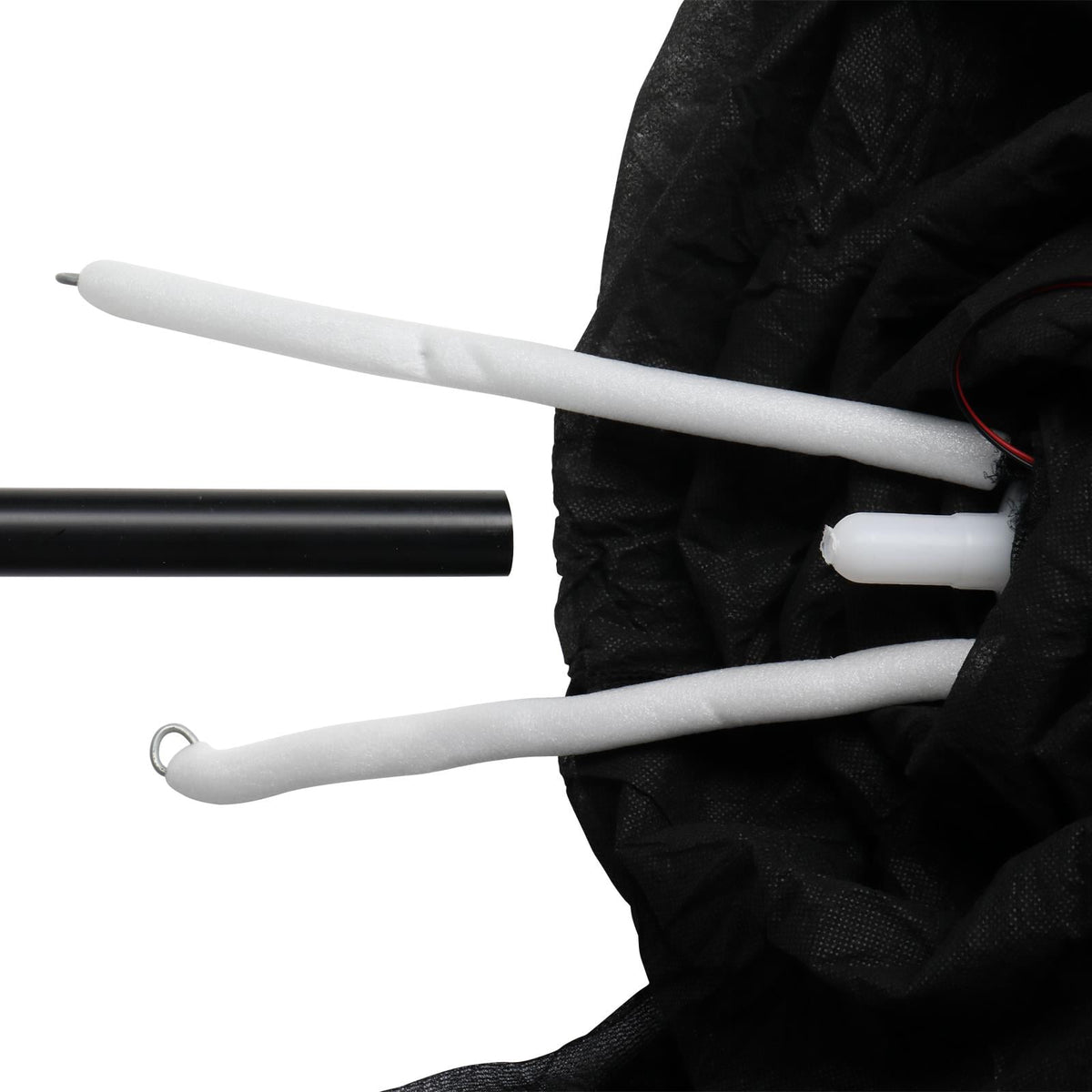 Haunt & Co Zimtwon 5.2ft Halloween Witches Halloween Props Sorcerers Animated Wicked Sound LED Lighted Glowing Head