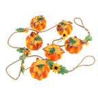 Haunt & Co Bienvenido Pumpkin String Hanging Decoration for Halloween Party Festival Home Garden Ornaments