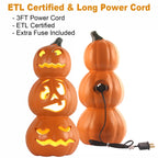 Haunt & Co 15 Inch Large LED Jack O Lantern - Perfect