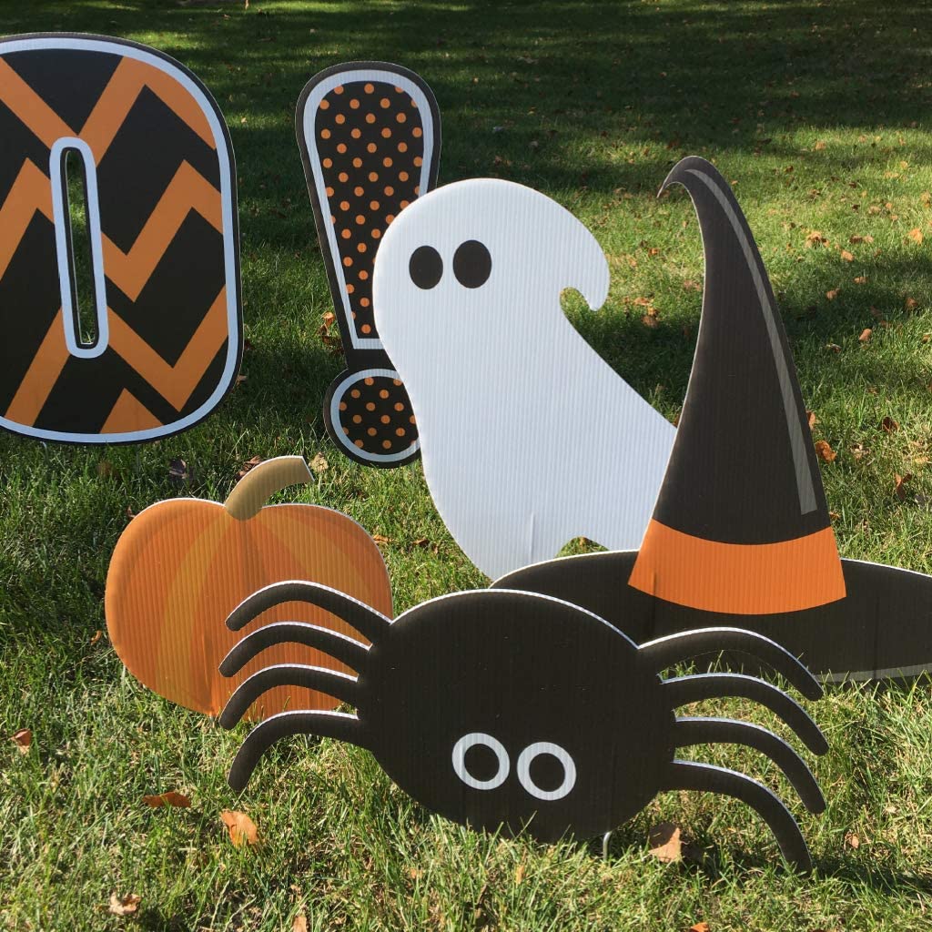 Haunt & Co BOO! Halloween Yard Card 12 piece Set