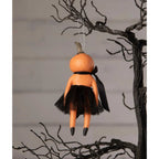 Haunt & Co 7.75In Tabitha Pumpkin Ornament, Polyresin, Halloween Figurine