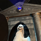 Haunt & Co 6.7 ft. Motion-Triggered Mausoleum Halloween Animatronic by Tekky