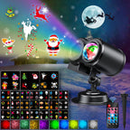 Haunt & Co Outdoor HD projector light, remote control 16 switchable modes, Christmas Halloween celebrations, birthdays, weddings and parties, waterproof light show