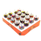 Haunt & Co Shiny Brite 1.25" Rounds & Reflectors Ornament Halloween Decorated 4028049