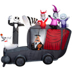 Haunt & Co 10' Airblown Inflatable Halloween Disney's Nightmare Before Christmas Mayor-Mobile Scene Yard Decoration