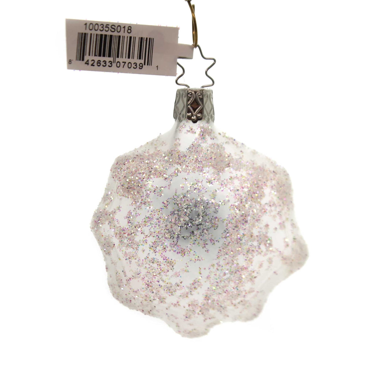 Haunt & Co Inge Glas Spinning Christmas Glass Ornament Halloween Spider 10035S018