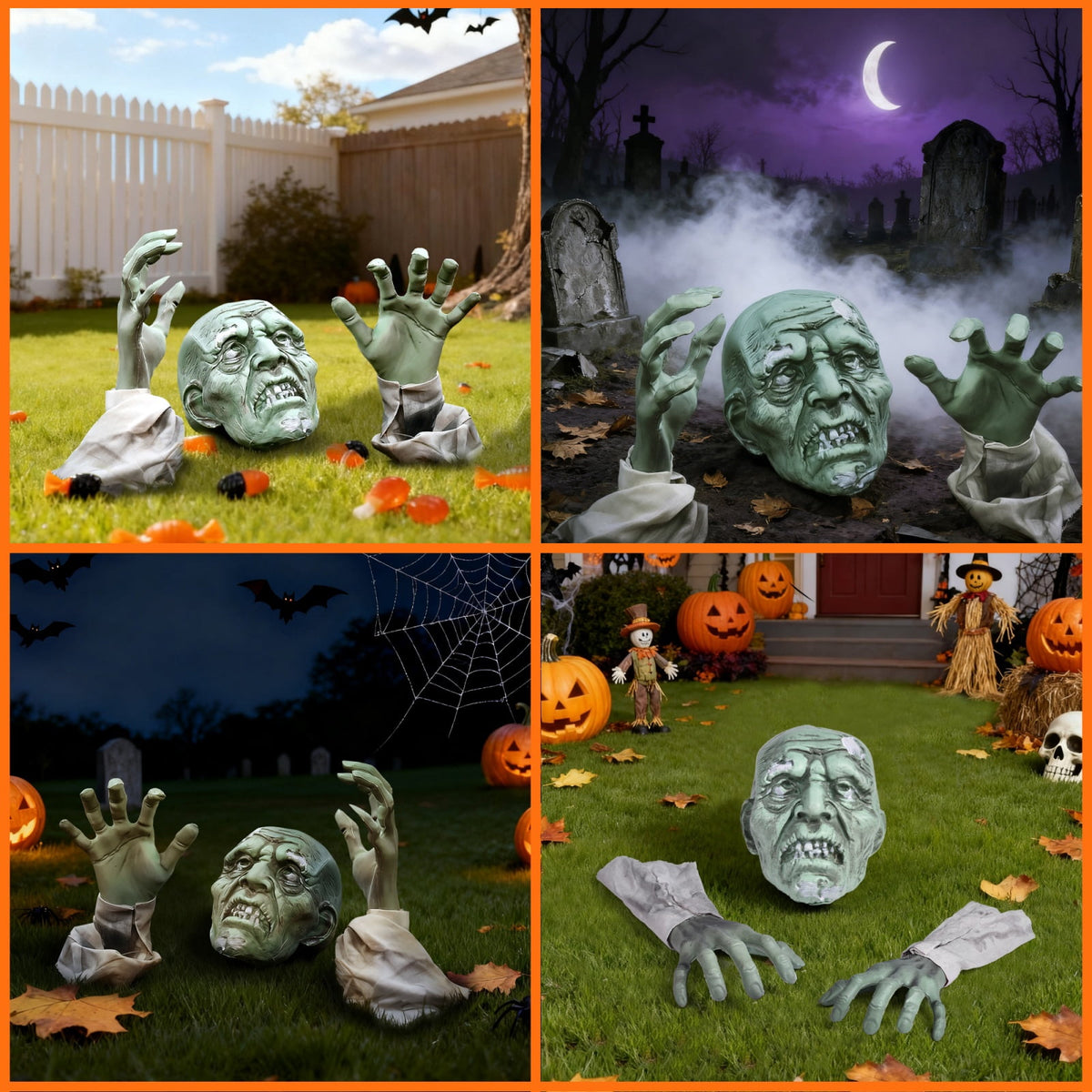 Haunt & Co Halloween Zombie Decorations Scary OutdoorLawn, Yard, Patio, Graveyard Decoration, Haunted House Prop